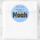 Dit boek behoort toe aan ronde sticker (Tas)