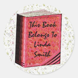 Dit boek behoort toe aan... Sticker