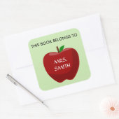 Dit boek behoort toe aan... vierkante sticker (Envelop)