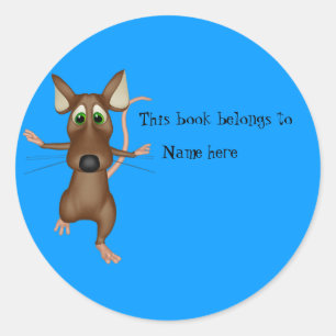 "Dit boek behoort toe" Boek Stickers