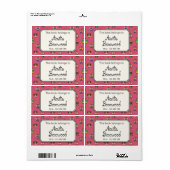 Dit boek behoort tot aangepaste meisjesnaam Stick Etiket (Full Sheet)