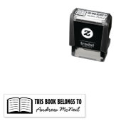 DIT BOEK BEHOORT TOT aangepaste stempel voor schoo (In situ)