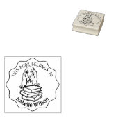 Dit boek behoort tot Cute Basset Rubberstempel (Gestempeld)