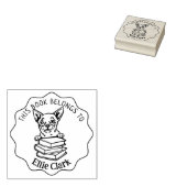 Dit boek behoort tot Cute Chihuahua Rubberstempel (Gestempeld)