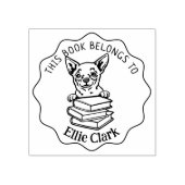Dit boek behoort tot Cute Chihuahua Rubberstempel (Afrduk)