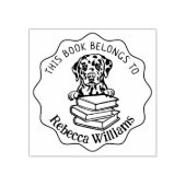 Dit boek behoort tot Cute Dalmatian Rubberstempel (Afrduk)