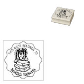 Dit boek behoort tot Cute Saint Bernard Rubberstempel (Gestempeld)