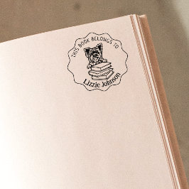 Dit boek behoort tot Cute Yorkshire Rubberstempel