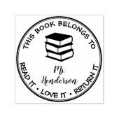 Dit boek behoort tot de aangepaste bibliotheek  zelfinktende stempel (Design)