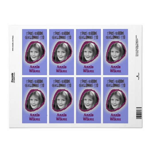 Dit boek behoort tot de aangepaste naam Boy Etiket (Full Sheet)