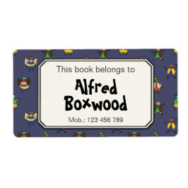 Dit boek behoort tot de aangepaste naam Cartoon Pe Etiket