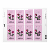Dit boek behoort tot de aangepaste naam Red Flower Etiket (Full Sheet)