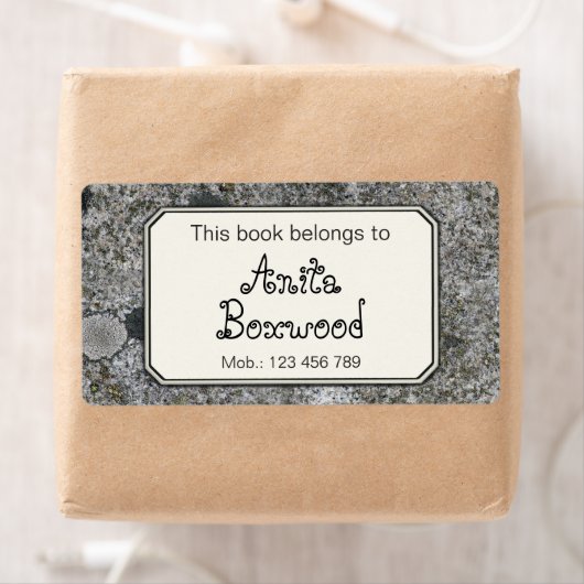 Dit boek behoort tot de aangepaste naam Rock Textu Etiket (Insitu)