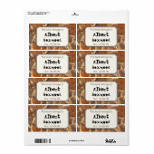 Dit boek behoort tot de aangepaste naam Rock Textu Etiket (Full Sheet)