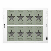 Dit boek behoort tot de aangepaste naam Rock Textu Etiket (Full Sheet)