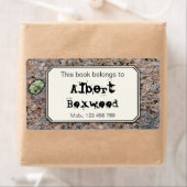 Dit boek behoort tot de aangepaste naam Rock Textu Etiket (Insitu)