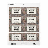 Dit boek behoort tot de aangepaste naam Rock Textu Etiket (Full Sheet)