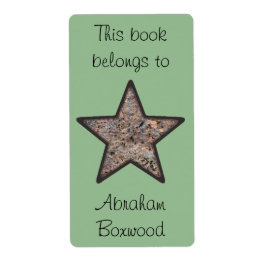 Dit boek behoort tot de aangepaste naam Rock Textu Etiket