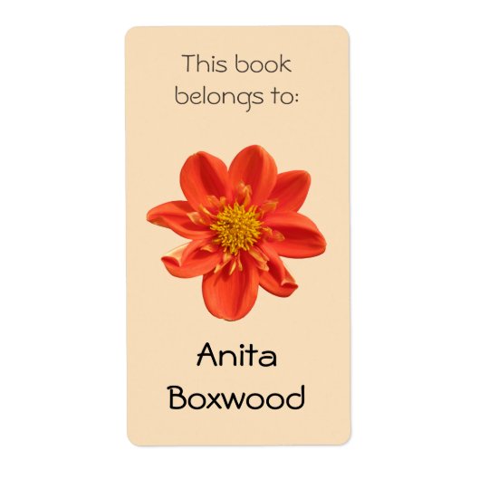 Dit boek behoort tot de aangepaste naam Sinaasappe Etiket (Voorkant)