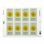 Dit boek behoort tot de aangepaste naam Yellow Dan Etiket (Full Sheet)