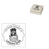 Dit boek behoort tot de Cute Rottweiler Rubberstempel (Gestempeld)