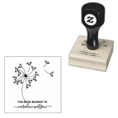 Dit boek behoort tot de Dandelion Rubber Stamp Rubberstempel (Gestempeld)