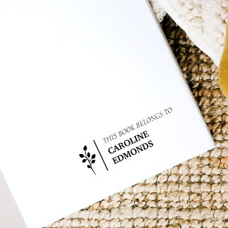 Dit boek behoort tot de gepersonaliseerde naam zelfinktende stempel
