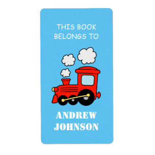 Dit boek behoort tot de kinder etiketten van trein