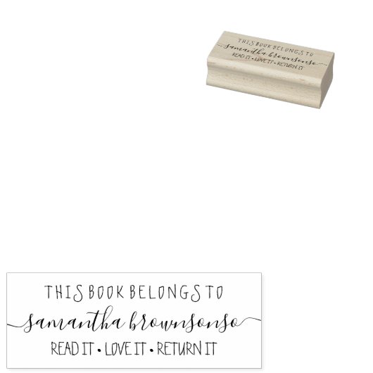 Dit boek behoort tot de leraar rubberstempel (Gestempeld)