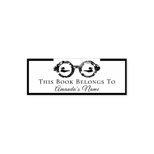 Dit boek behoort tot de meisjes van de Naam van de Zelfinktende Stempel (Design)