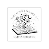 Dit boek behoort tot de moderne boekenkast rubberstempel (Afrduk)