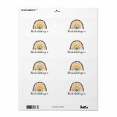 Dit boek behoort tot de moderne regenboog etiket (Full Sheet)