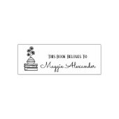 Dit boek behoort tot de naam Bookplate Zelfinktende Stempel (Design)