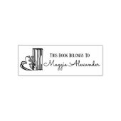Dit boek behoort tot de naam Bookplate Zelfinktende Stempel (Design)
