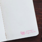 Dit boek behoort tot de naam Bookplate Zelfinktende Stempel