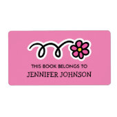 Dit boek behoort tot de roze etiketten van het dag (Voorkant)