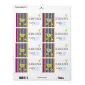 Dit boek behoort tot de Sjabloon Etiket (Full Sheet)