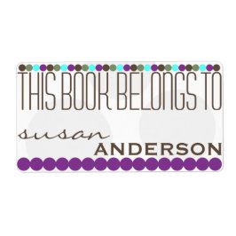 Dit boek behoort tot de Sjabloon van het Etiket