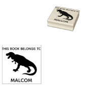 Dit boek behoort tot de T-Rex Dinosaur Kinder Doua Rubberstempel (Gestempeld)