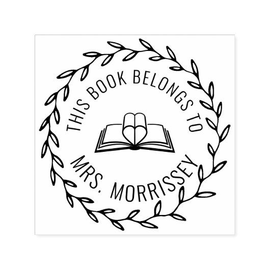 Dit boek behoort tot gepersonaliseerd  zelfinktende stempel (Design)