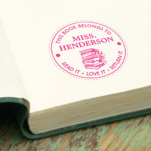 Dit boek behoort tot gepersonaliseerd zelfinktende stempel