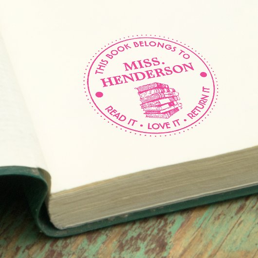 Dit boek behoort tot gepersonaliseerd zelfinktende stempel