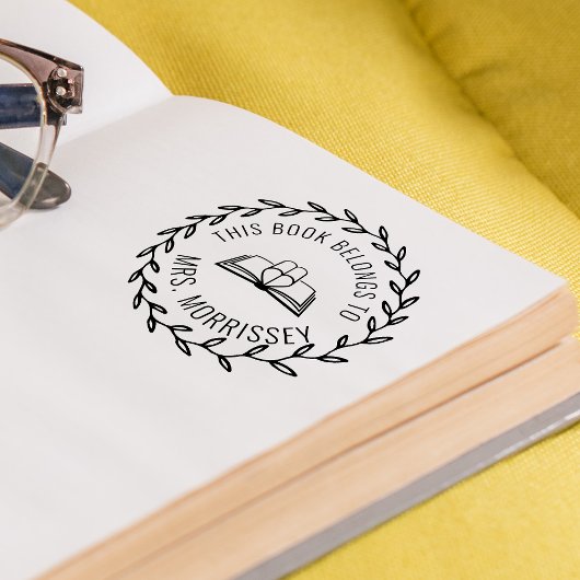 Dit boek behoort tot gepersonaliseerd  zelfinktende stempel