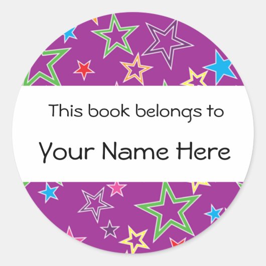 Dit boek behoort tot gepersonaliseerde Sticker (Voorkant)