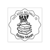 Dit boek behoort tot het boek Cute Boxer Rubberstempel (Afrduk)