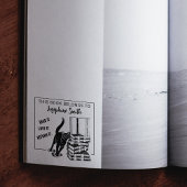 Dit boek behoort tot het Cute Cat Book Rubberstempel