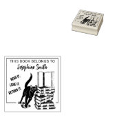Dit boek behoort tot het Cute Cat Book Rubberstempel (Gestempeld)