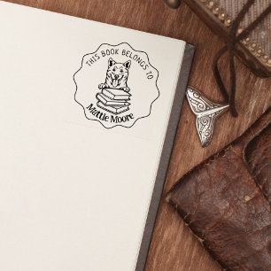 Dit boek behoort tot het Cute Shiba Inu Book Rubberstempel