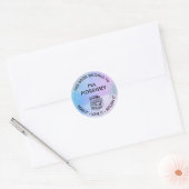 Dit boek behoort tot het gepersonaliseerde Paars Ronde Sticker (Envelop)