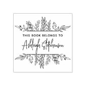 Dit boek behoort tot het Greenery Eigen Manuscript Rubberstempel (Afrduk)